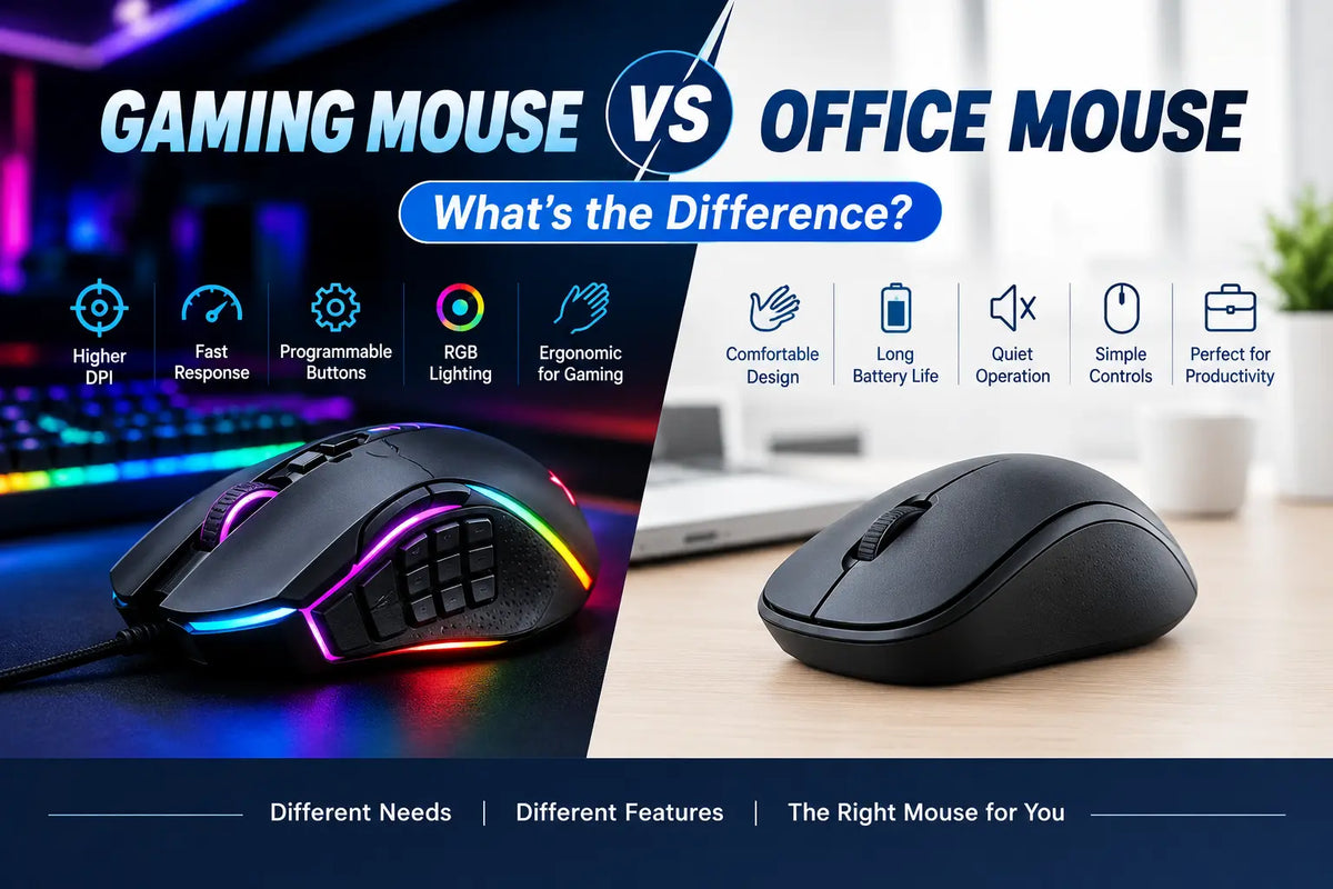 Gaming Mouse vs Office Mouse – What’s the Difference?