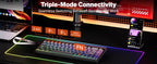 Meetion - Vibekey B68 - 68% Wireless Membrane Gaming Keyboard
