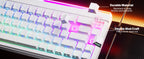 Meetion - Vibekey B68 - 68% Wireless Membrane Gaming Keyboard