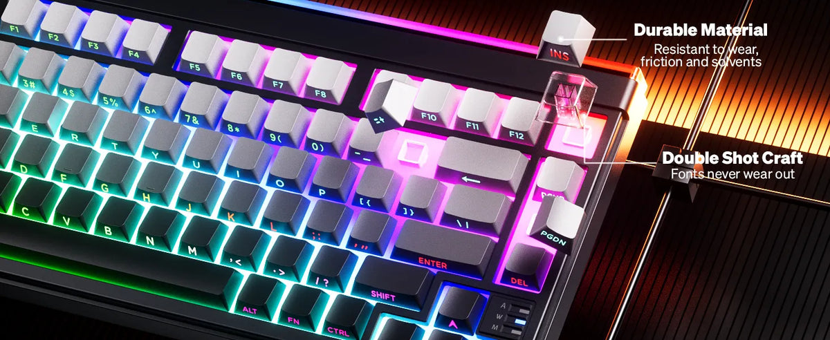 Meetion - Vibekey B75 - Compact 75% Wireless Membrane Gaming Keyboard