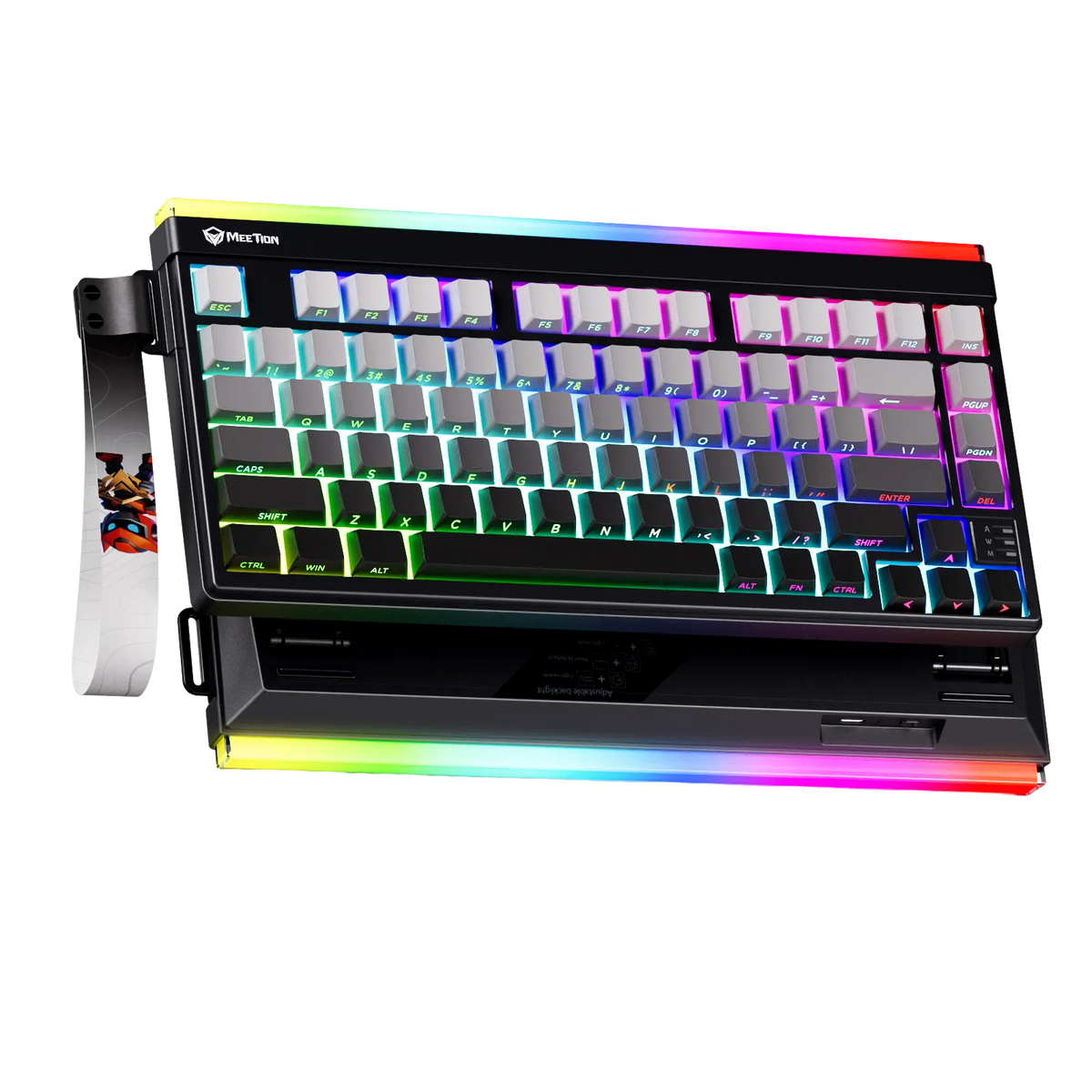 Meetion - Vibekey B75 - Compact 75% Wireless Membrane Gaming Keyboard