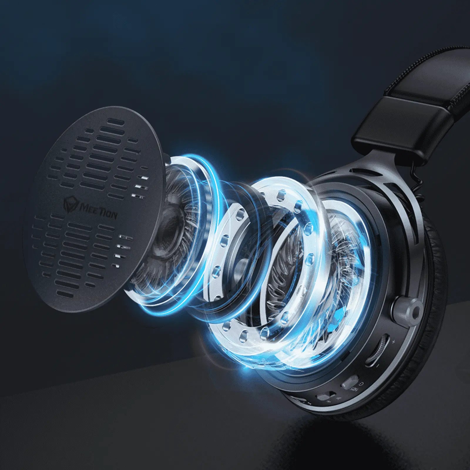 50MM Wireless Surround Sound Gaming Headset - BTH013 - Meetion