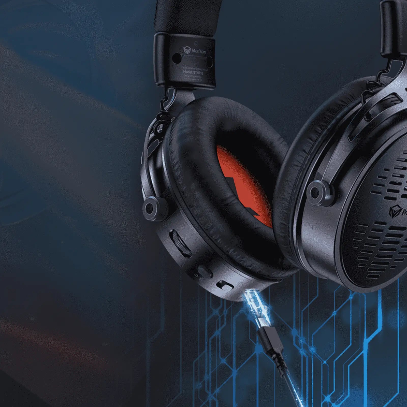 50MM Wireless Surround Sound Gaming Headset - BTH013 - Meetion