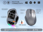 Meeton BTM007 Dual Mode Wireless Ergonomic Mouse