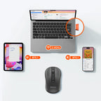 Meeton BTM185 Wireless 2.4G&Blueetooth Silent Mouse