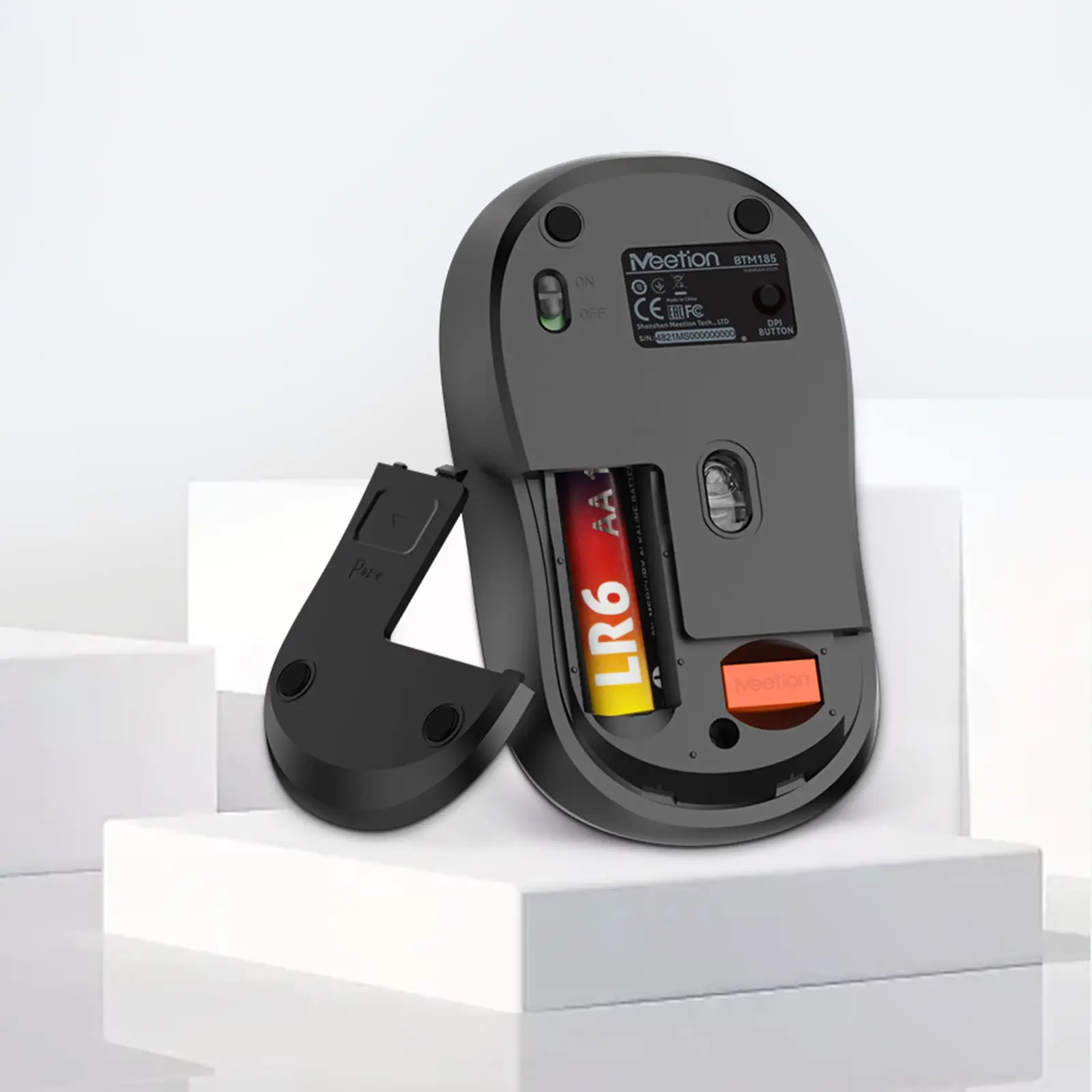 Meeton BTM185 Wireless 2.4G&Blueetooth Silent Mouse