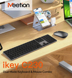 Meetion iKey C230 Ultra-Thin Wireless Office Combo