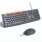 Meetion - C235 - Full-Size Wired Keyboard and Mouse Combo