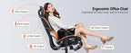 Meeton CHR31 Breathable Ergonomic Gaming E-Sport Chair with Footrest