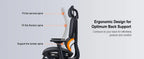 Meeton CHR31 Breathable Ergonomic Gaming E-Sport Chair with Footrest