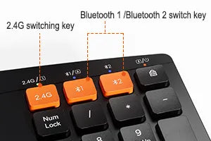 Meetion DirectorB2 Wireless Dual-mode Ergonomic Keyboard & Mouse Combo