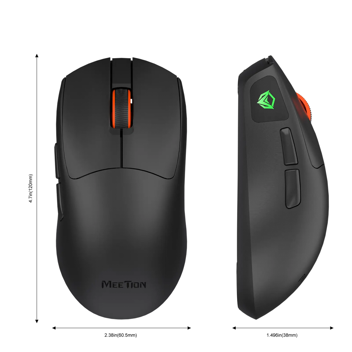 Meetion - GW12 - Triple-Mode Wireless Gaming Mouse
