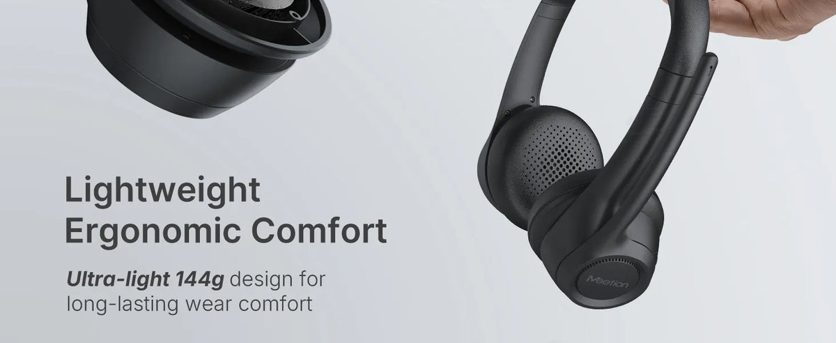 Meetion - H390BT - Lightweight Wireless Telephone Headset