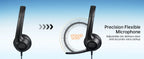 Meetion - H390U - USB Wired Lightweight Telephone Headset