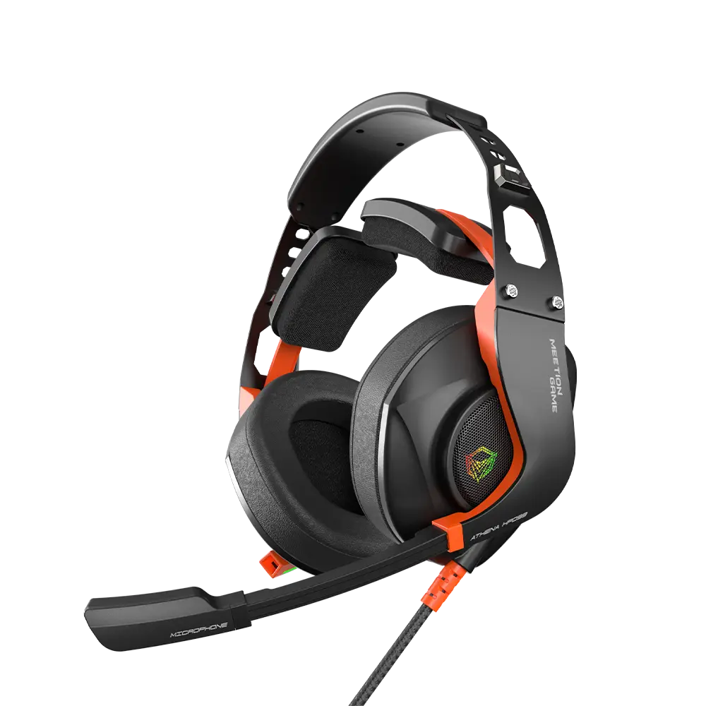 RGB BACKLIT BLACK GAMING HEADSET - HP099