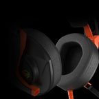 RGB BACKLIT BLACK GAMING HEADSET - HP099