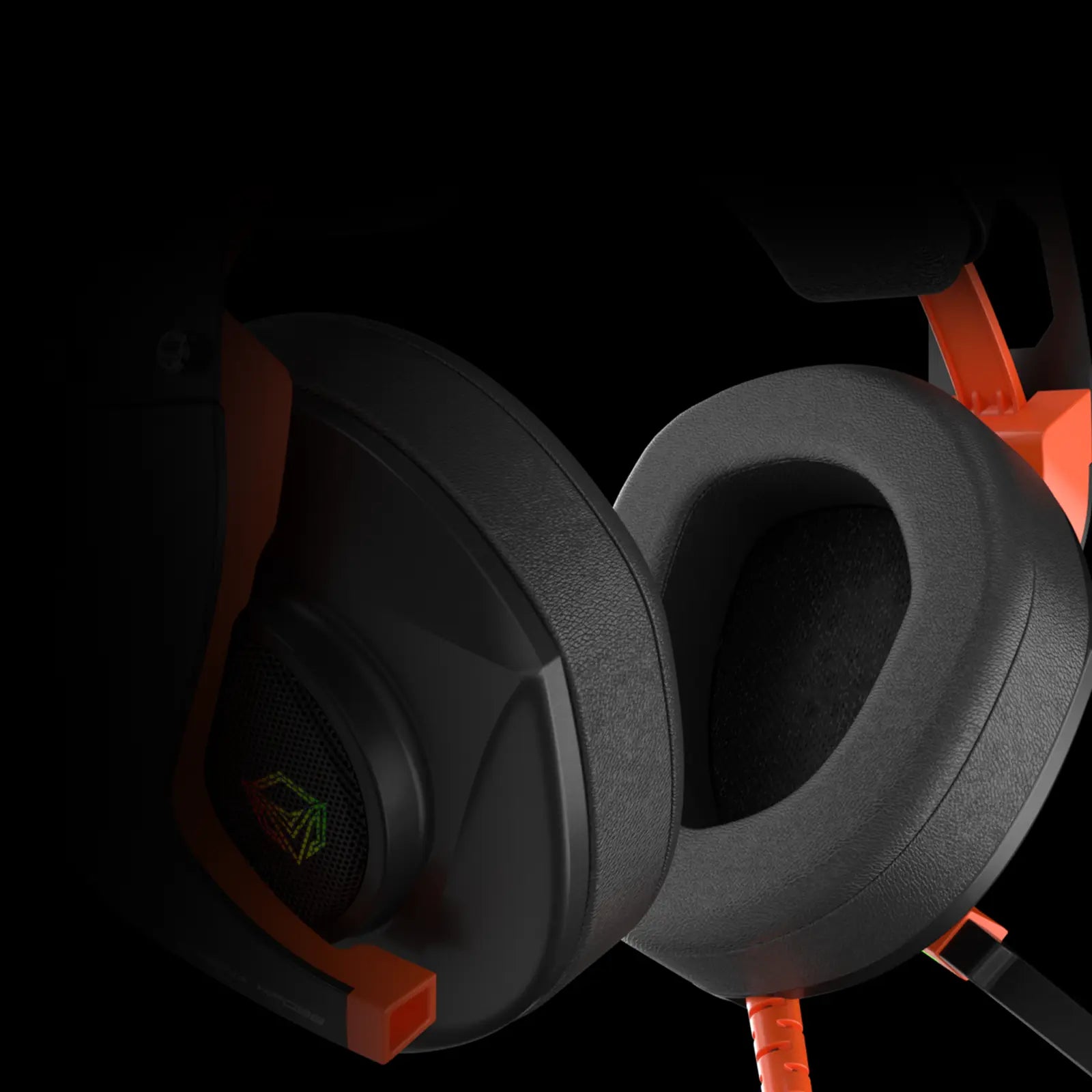 RGB BACKLIT BLACK GAMING HEADSET - HP099