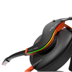 RGB BACKLIT BLACK GAMING HEADSET - HP099