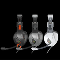 RGB BACKLIT BLACK GAMING HEADSET - HP099