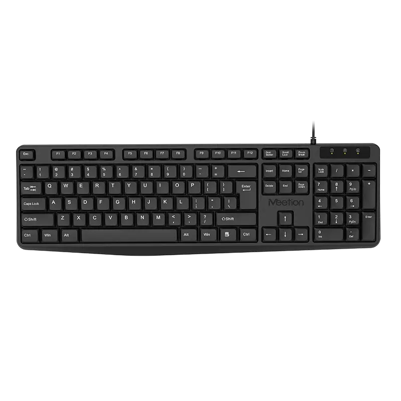 Meetion K200 Standard USB Chocolate Keyboard