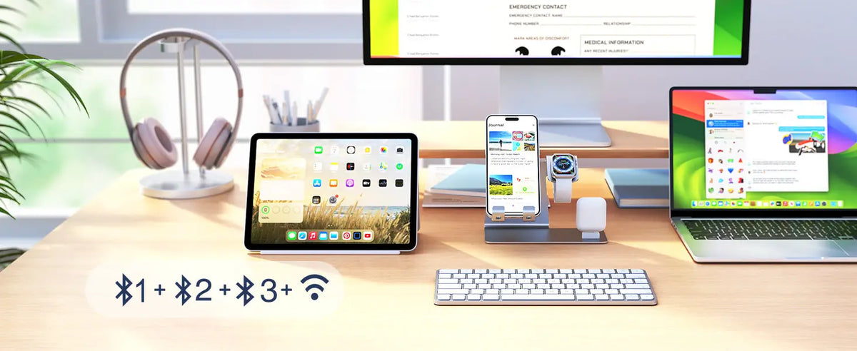 Meetion - ikey K210 - Wireless Ultra-thin Apple Keyboard