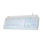 Meetion - MK600MX - Blue Switches Mechanical White Gaming Keyboard