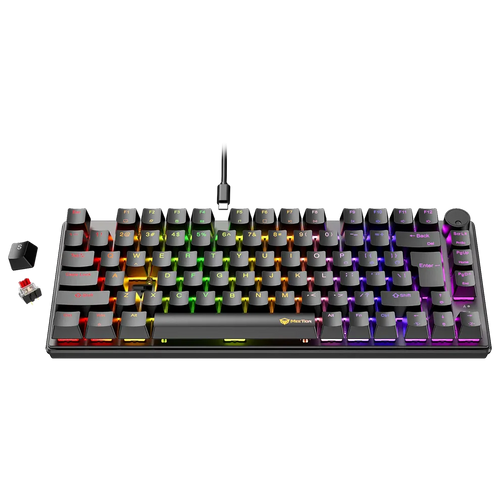 75% RGB Wired Mechanical Keyboard - Meetion MK006 Pro – Black