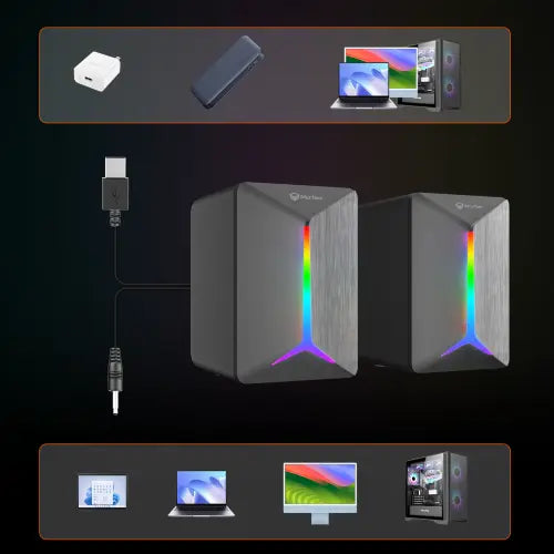 Meetion SP 2011 Gaming Stereo Desktop Speaker