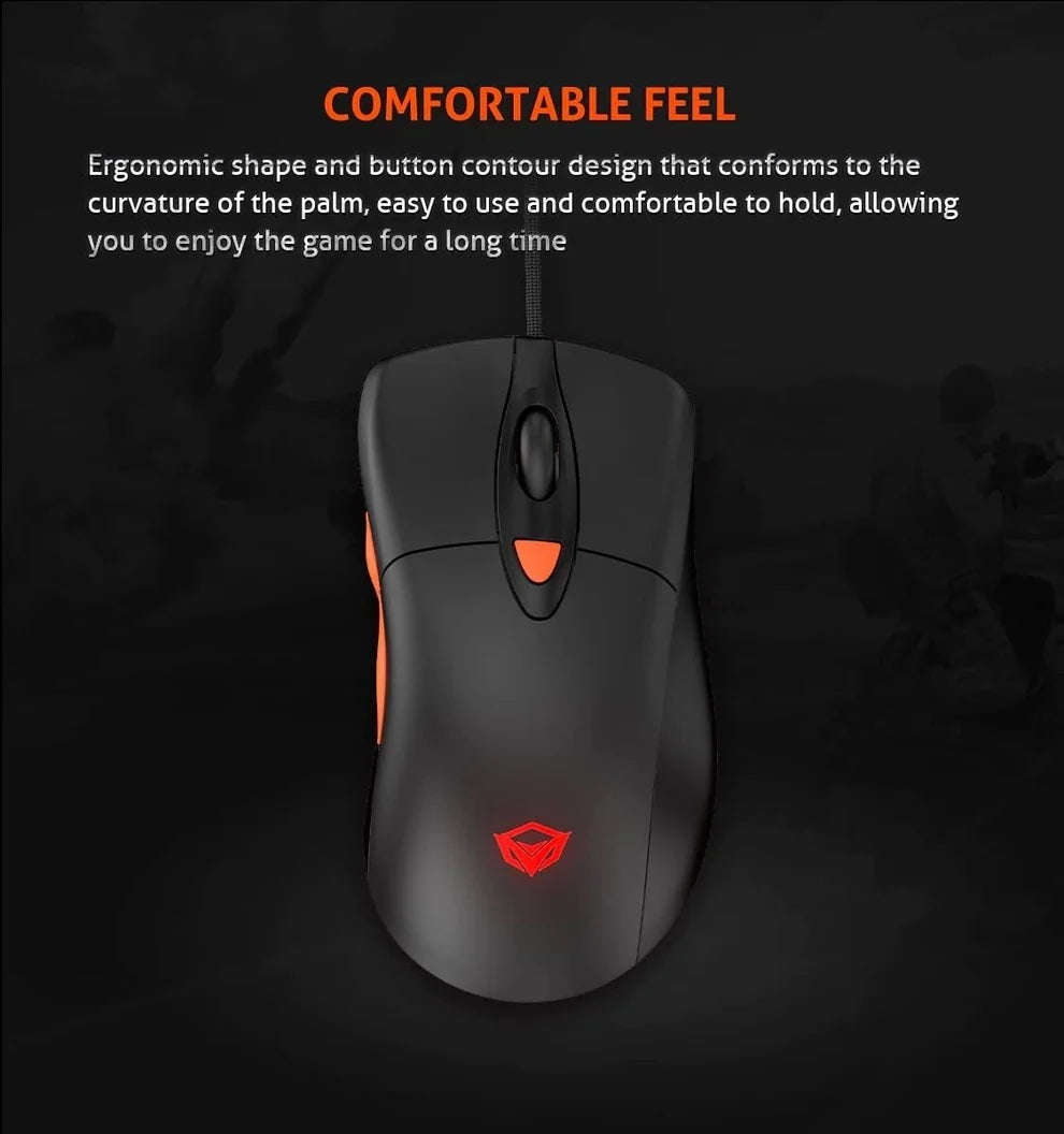Meetion - C505 - Keyboard Mouse Headset Combo with Mouse Pad