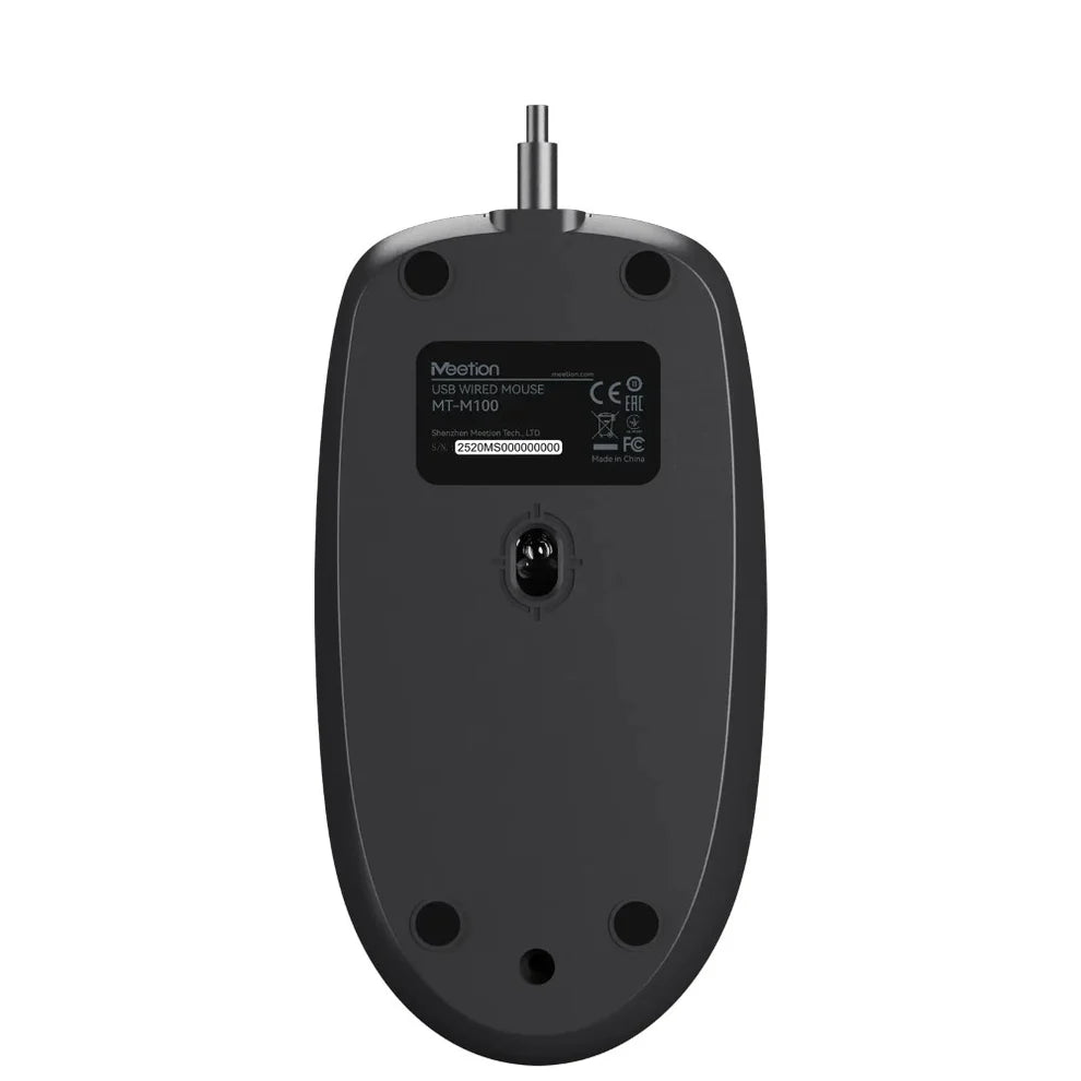 Meetion M100 Silent Optical Wired Mouse